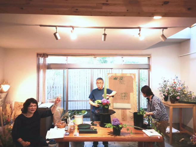 我公司黄山花艺部组团远赴日本系统学习黄山花艺之道